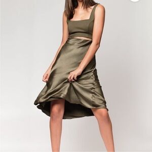 NWT Donna Mizani Regina Midi Dress